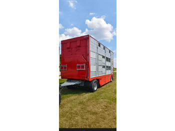 Tiertransporter Anhänger Pezzaioli RBA22 Dwuosiowa Przyczepa – 2x Bydło, 3x Trzoda – 2017r – Bezwypadkowa!: das Bild 3