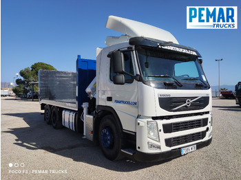 Autotransporter LKW, Autokran VOLVO FM 410 6X2 GRUA PORTAMAQUINARIA: das Bild 4