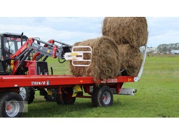 Landwirtschaftlicher Plattformanhänger, Zustand - NEU Metal-Fach T014/1 Ballentransportanhänger Ballenanhänger Ballenwagen: das Bild 4
