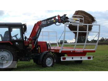 Landwirtschaftlicher Plattformanhänger, Zustand - NEU Metal-Fach T014/1 Ballentransportanhänger Ballenanhänger Ballenwagen: das Bild 2