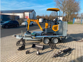 Minibagger, Anhänger Minibagger BK950JS + Tieflader + Zubehör *INKL.19% MWST*BERGER KRAUS*JOYSTICK*SOFORT!*: das Bild 2