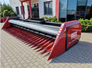 Maschine für Sonnenblumenernte