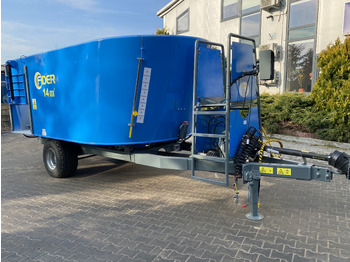 Futtermischwagen, Zustand - NEU ZAMET Futtermischwagen / Feed mixer / Melangeuse / Carro miscelatore / Vagoneta 2 sinfines / Кормораздатчик 2 шнека / Wóz paszowy 14 m3: das Bild 2