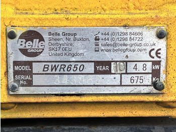 Kleine Walze BELLE GROUP Compacteur à main: das Bild 5