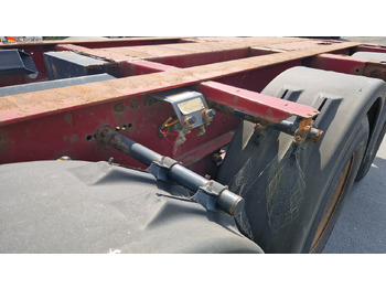 Container/ Wechselfahrgestell Auflieger Krone SD Containerchassis 2x 20, 30, 40 ft deutscher Auflieger, ausziehbar: das Bild 2 Container/ Wechselfahrgestell Auflieger Krone SD Containerchassis 2x 20, 30, 40 ft deutscher Auflieger, ausziehbar: das Bild 2