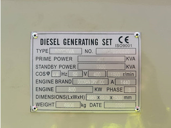 Stromgenerator, Zustand - NEU Doosan DP222CC - 1000 kVA Generator - DPX-19859: das Bild 4