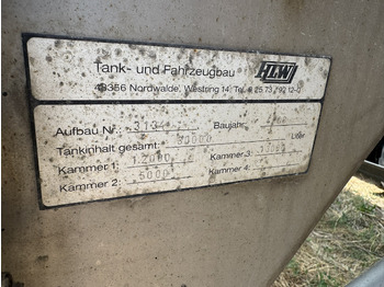 Tankauflieger Für die Beförderung von Lebensmittel, Zustand - NEU Transport lichide ALIMENTARE HLW STA 36 INOX ALIMENTAR AZOR AGRICULTURA: das Bild 4
