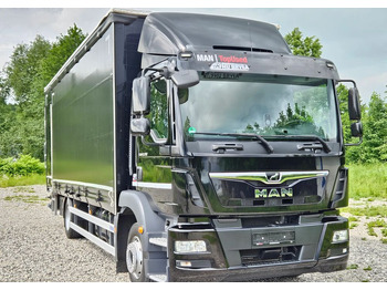 Plane LKW MAN TGM 12.290/15.290/E6/FIRANKA/BOCZNE DRZWI/BURTO-FIRANKA/18PALET/WINDA/NISKI PRZEBIEG/2018/CAŁY NA PODUSZKACH/SERWISOWANY: das Bild 2