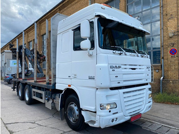 Holztransporter, Autokran DAF 105.510 6X4 Kran Penz /Atlas Holz Crane: das Bild 3