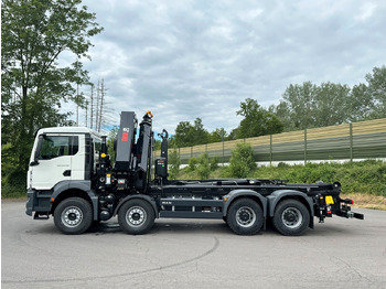 Abrollkipper, Autokran MAN TGS 35.520 8x4  Abrollkipper + Kran HIAB 658E6: das Bild 4