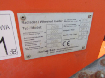 Radlader Schäffer 2436 Radlader Hoflader 22.000 EUR netto: das Bild 4