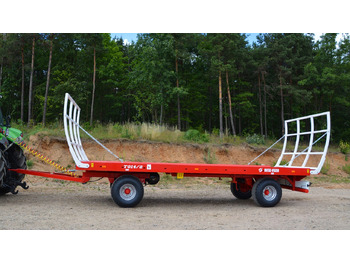 Landwirtschaftlicher Plattformanhänger, Zustand - NEU Metal-Fach Przyczepa platformowa do bel dwuosiowa T014/2 - 9t: das Bild 2