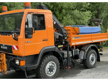 Kipper MAN * MAN LE 10.220 *Kiper Wywrotka * 4x4 * Pług Piaskarka * Zimowe Utrzymanie * Sprowadzony * HDS MKG *: das Bild 3