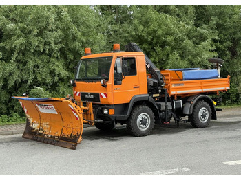 Kipper MAN * MAN LE 10.220 *Kiper Wywrotka * 4x4 * Pług Piaskarka * Zimowe Utrzymanie * Sprowadzony * HDS MKG *: das Bild 2