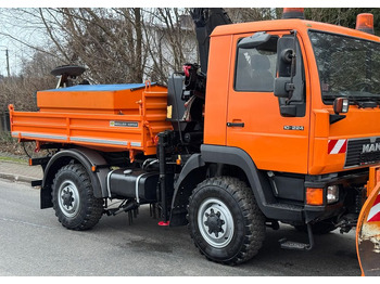 Kipper MAN * MAN LE 10.220 *Kiper Wywrotka * 4x4 * Pług Piaskarka * Zimowe Utrzymanie * Sprowadzony * HDS MKG *: das Bild 5