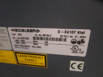 Druckmaschine HB TOPSETTER: das Bild 5