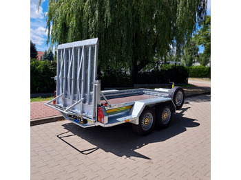 Baumaschinenanhänger, Zustand - NEU PRZYCZEPA LAWETA DO MINIKOPARKI POD KOPARKĘ Z RAMPĄ 2700KG / MINI EXCAVATOR TRANSPORTER TRAILER WITH RAMPS 2700KG: das Bild 5