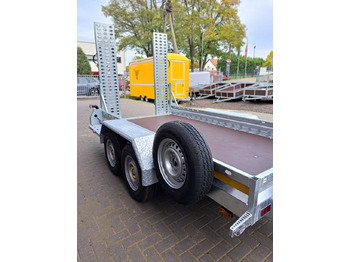 Baumaschinenanhänger, Zustand - NEU PRZYCZEPA LAWETA DO MINIKOPARKI Z NAJAZDAMI STALOWYMI, DMC 2700 KG / MINI EXCAVATOR TRANSPORTER TRAILER WITH STEEL RAMPS, DMC 2700 KG: das Bild 2