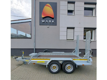 Baumaschinenanhänger, Zustand - NEU PRZYCZEPA LAWETA DO MINIKOPARKI Z NAJAZDAMI STALOWYMI, DMC 2700 KG / MINI EXCAVATOR TRANSPORTER TRAILER WITH STEEL RAMPS, DMC 2700 KG: das Bild 5