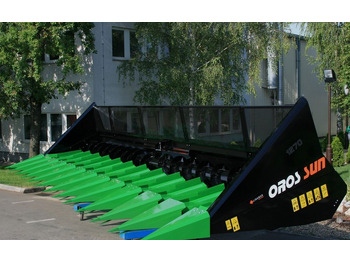 Maschine für Sonnenblumenernte