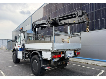 Pritsche LKW, Autokran Mercedes-BenzUnimog U5000 + Hiab 099 E-4: das Bild 3