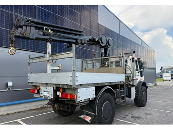 Pritsche LKW, Autokran Mercedes-BenzUnimog U5000 + Hiab 099 E-4: das Bild 5