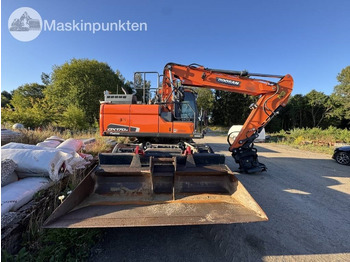 Mobilbagger Doosan DX 170 W-5 + Tippvagn + Redskap: das Bild 4