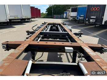 Container/ Wechselfahrgestell Auflieger DESOT 3AT / 20-30 ft / BPW: das Bild 5