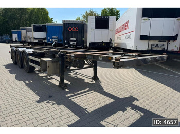 Container/ Wechselfahrgestell Auflieger DESOT 3AT / 20-30 ft / BPW: das Bild 4