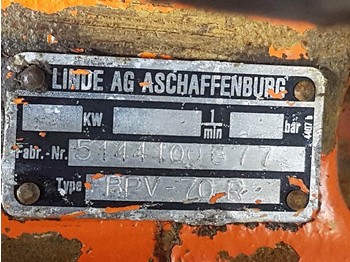 Hydraulik für Baumaschine Atlas -Linde BPV70R-Drive pump/Fahrpumpe/Rijpomp: das Bild 5