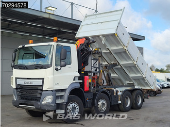 Kipper, Autokran DAF CF 460 8X4 Palfinger PK18002 EH Crane tipper Retarder Big-Axle Steelsuspension Manual: das Bild 2