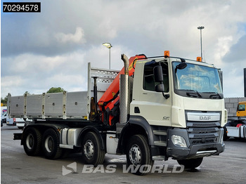 Kipper, Autokran DAF CF 460 8X4 Palfinger PK18002 EH Crane tipper Retarder Big-Axle Steelsuspension Manual: das Bild 3