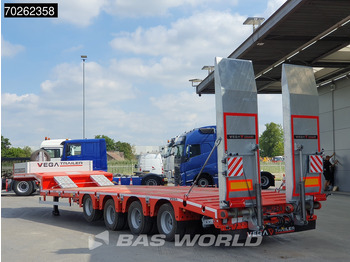 Tieflader Auflieger, Zustand - NEU Vega STANDARD LOWBED 2 axles Lift + 2xLenkachse Hydraulic Ramps: das Bild 2