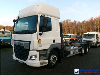 Abrollkipper DAF CF 460 6x2 Euro 6 Hyva container hook 20 t: das Bild 4
