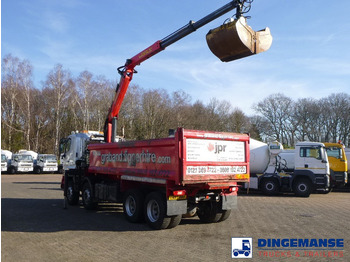 Autokran Hino FY1EUKA 8x4 tipper RHD + Palfinger E120L + grapple: das Bild 4