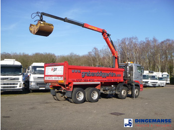 Autokran Hino FY1EUKA 8x4 tipper RHD + Palfinger E120L + grapple: das Bild 3
