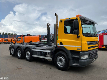 Abrollkipper DAF FAQ 85 CF 410 8x2 Hiab 26 Ton haakarmsysteem Just 255.550 km!: das Bild 5