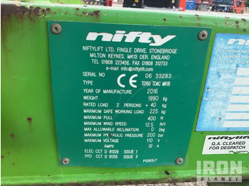 NIFTYLIFT Gelenkarmbühne