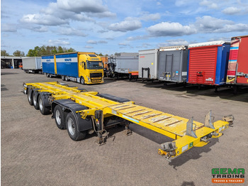 Container/ Wechselfahrgestell Auflieger D-Tec CT-35-02 + CT-60-05D - 2 COMBI chassis - 3 StuurAssen - 4 LiftAssen - QuickLocks: das Bild 4