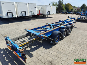 Container/ Wechselfahrgestell Auflieger Van Hool 3B0079 3-Assen SAF - Schijfremmen - Alle aansluitingen / Universeel chassis: das Bild 2