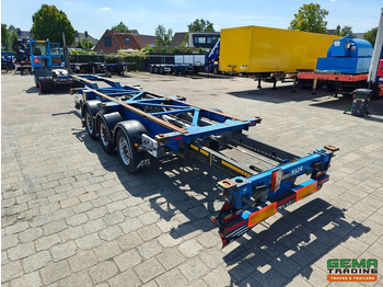 Container/ Wechselfahrgestell Auflieger Van Hool 3B0079 3-Assen SAF - Schijfremmen - Alle aansluitingen / Universeel chassis: das Bild 5