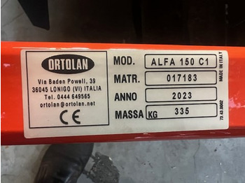 Technik für Bodenbearbeitung, Zustand - NEU ORTOLAN ALFA 150 harrow: das Bild 2
