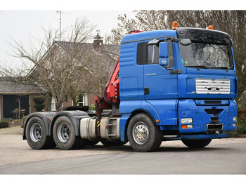 Sattelzugmaschine MAN TGA 26.480 6x4 TRUCK/TRACTOR! CRANE/KRAN/GRUE HIAB 22TM!!: das Bild 4