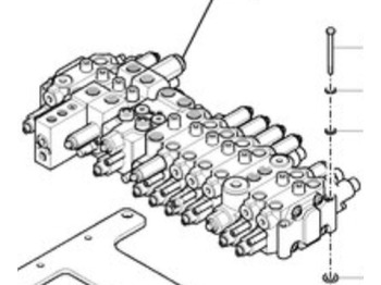 Hydraulik ventil für Baumaschine, Zustand - NEU Case 31M9-18150 - 31M9-16150: das Bild 2