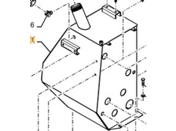 CASE Hydrauliktank