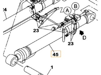 CASE Hydraulikzylinder