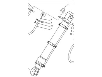 CASE Hydraulikzylinder