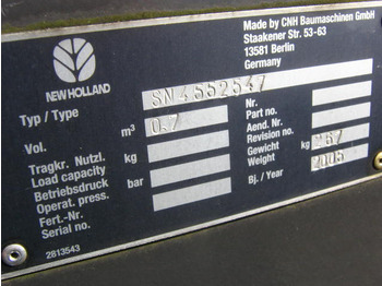 NEW HOLLAND Ladeschaufel
