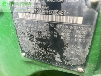 JOHN DEERE 7290R Traktor