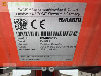 Düngerstreuer Rauch m 30.2 emc+w isobus: das Bild 5